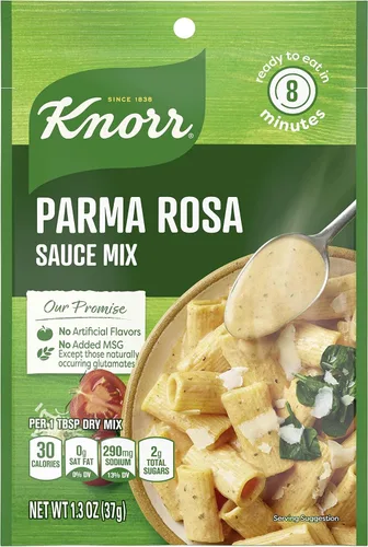 Vista 12 de Knorr - Mezcla de salsa cremosa de parma rosa, 1.3 onzas, 1 paquete Para salsas cremosas, pasta, acompañamientos y comidas simples; sin sabores