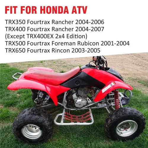 Vista 2 de M MATI Juego de cilindros de rueda de freno delantero izquierdo y derecho todos 4 para Honda TRX350 TRX400 TRX500 TRX650 45310-HN2-006 45330-HN2-006
