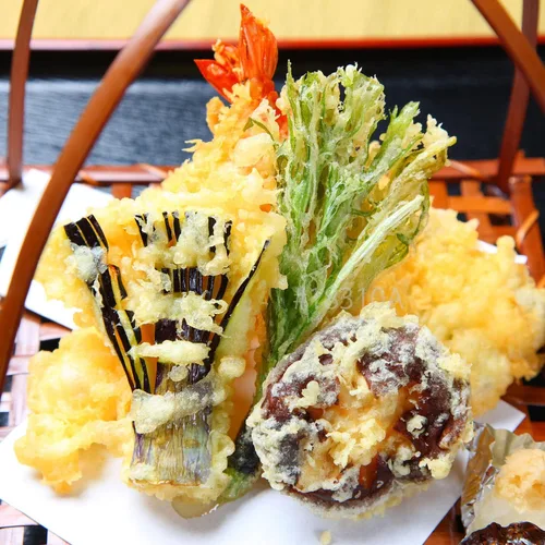 Vista 7 de Fuji enamel Tempura Pot 9.4 in (2.8L) con termómetro TP-24 ? BK