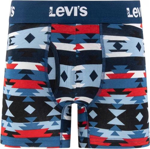 Vista 2 de Levi's Calzoncillos tipo bóxer para hombre, algodón elástico transpirable para hombre, paquete de 3