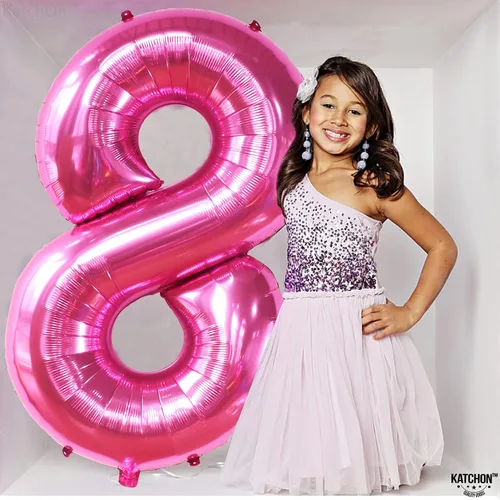 Vista 855 de KatchOn Globo negro del número 1 de 40 pulgadas, globo de feliz cumpleaños Large Mylar Number One Balloon for 1st Birthday Decorations, Foil