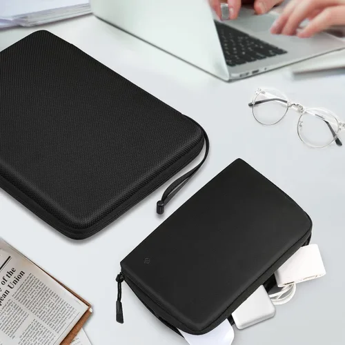 Vista 7 de FINPAC Funda rígida para laptop con funda para accesorios compatible con MacBook Neo (A18 Pro), MacBook M5/M4/M3/M2 de 13 pulgadas (2026-2022)
