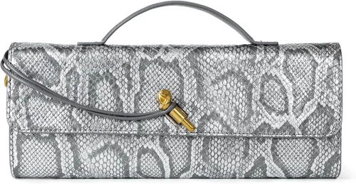 Vista 16 de Joryin Bolso tejido para mujer, bolso de mano de noche tejido de cuero y gamuza, bolso cruzado de gamuza, bolso formal de noche