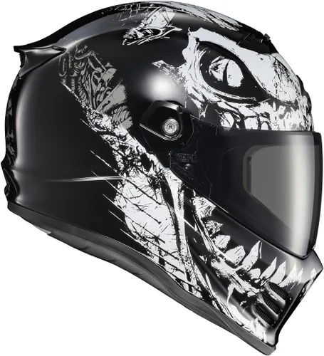 Vista 5 de ScorpionEXO Covert FX - Casco integral para motocicleta adulto estilo Street Fighter - bolsillos para altavoces con Bluetooth, certificación DOT ECE