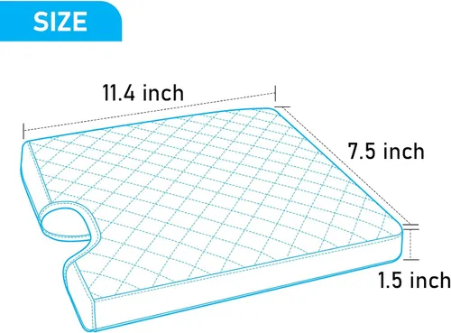 Vista 7 de Cubierta de consola central Sinvanho para Ford F150 F250 F350 F450 F550 2015-2025 con asiento de salto 40/20/40, cubierta protectora de reposabrazos