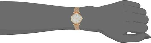 Vista 8 de Fossil Carlie Mini Reloj casual de cuarzo de acero inoxidable para mujer