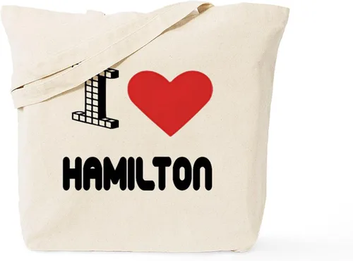 Vista 15 de CafePress Hamilton Thing - Bolsa reutilizable de lona color beige, Caqui, S