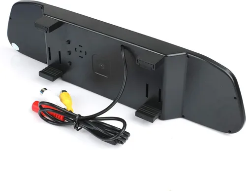 Vista 4 de Kit de cámara de respaldo y monitor, monitor de espejo retrovisor de vehículo de 4.3 pulgadas para cámara de marcha atrás de automóvil, cámara