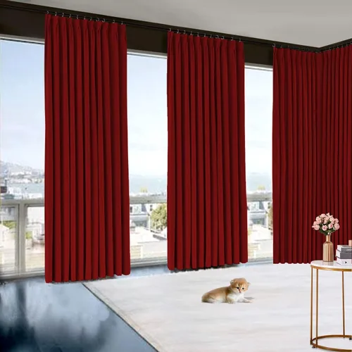 Vista 33 de Cortinas opacas para ventanas con ganchos y alzapaños (rosa, 52.0 x 71.7 in, 1 panel)