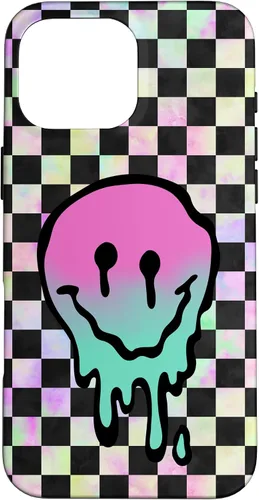 Vista 19 de Blah Drippy Pink Teal Y2K Graphic Case for iPhone 17