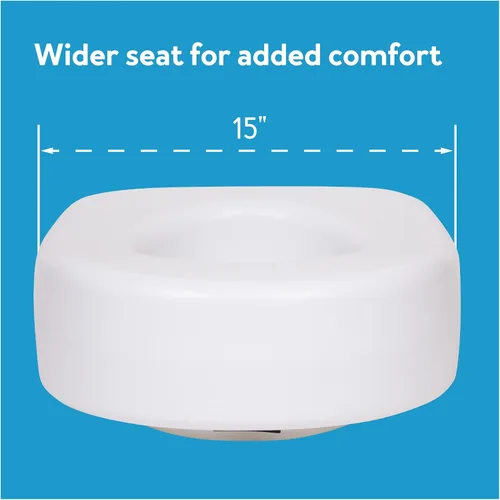 Vista 12 de Asiento para el inodoro levantado Carex, B302C0, 1, 1