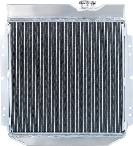 Vista 4 de Radiador Ford 8N, radiador de aluminio de 3 filas compatible con Ford Mustang Comet Falcon Ranchero V8 Swap AT 1960-1966, radiador Mustang 1965 66