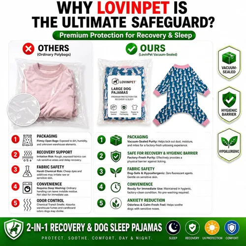Vista 3 de LovinPet Overol grande para perro, pijama para perro, camisa, pijamas