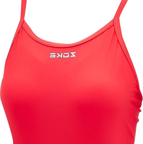 Vista 4 de karrack Traje de baño deportivo de una pieza para mujer, trajes de baño deportivos de entrenamiento modesto, traje de baño de competición
