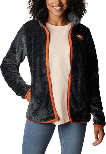 Vista 6 de Columbia Chaqueta de sherpa Collegiate Fire Side II con cierre completo para mujer