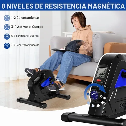 Vista 8 de AGM Ejercitador de pedal de bicicleta para debajo del escritorio