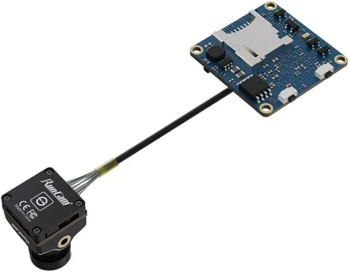 Vista 2 de RunCam Split 4 V3 4K FPV Cámara con FOV 140° baja latencia, DC 5-20V Nano HD Grabación 16:9/4:3 NTSC/PAL Versión conmutable para FPV Drone, Negro