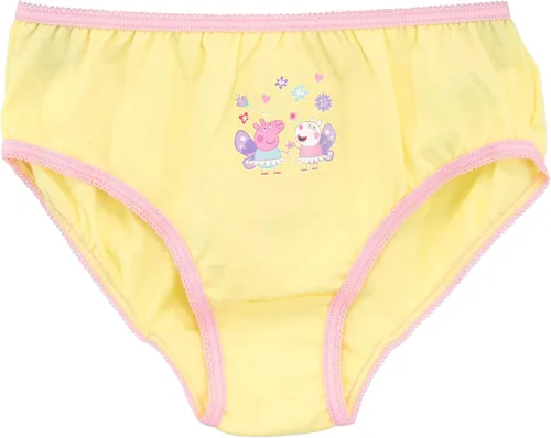 Vista 2 de Peppa Pig Ropa interior para niñas, paquete de 5 Bragas para niñas Ropa interior de algodón para niños