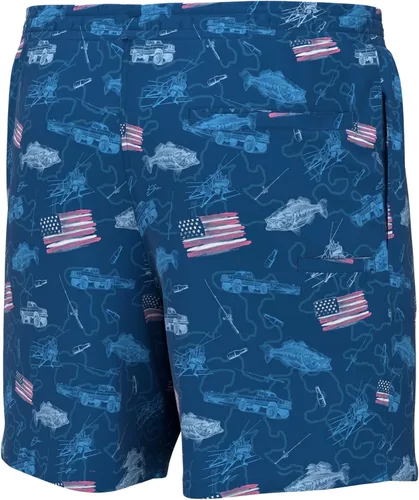 Vista 2 de HUK Pantalones cortos de secado rápido para hombre Pursuit Volley