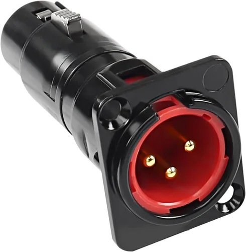 Vista 9 de MEIRIYFA XLR - Conector de montaje en panel de paso hembra a macho de 3 pines, micrófono XLR serie 3PIN D, convertidor de alimentación/paso a través