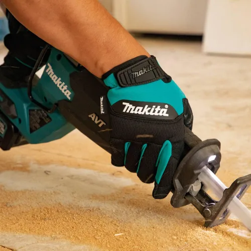 Vista 3 de Makita Guantes de trabajo unisex 100% auténticos de piel y palma