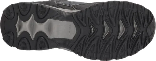 Vista 4 de Skechers Afterburn - Tenis con cordones y espuma viscoelástica para hombre