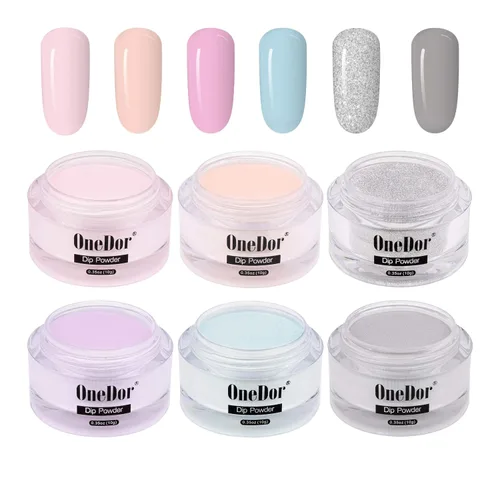 Vista 18 de OneDor - Polvo para uñas, polvo para inmersión de uñas, sistema de pigmentos de color acrílico, 1 onza