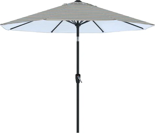 Vista 17 de ABCCANOPY 7.5FT Patio Umbrella Outdoor 6 RibsTable Umbrella(Brown)