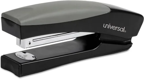 Vista 4 de Universal 43148 - Engrapadora de tira completa, capacidad para 20 hojas, color negro y gris