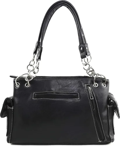 Vista 4 de Zelris Butterfly Flower Season Bordado mujeres ocultan llevar bolso cartera conjunto
