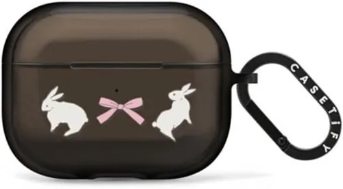 Vista 79 de CASETiFY Impact Airpods Pro (1ª/2ª) - Funda con anillo, color negro