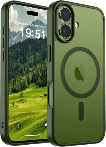 Vista 327 de SUPFINE Funda magnética para iPhone SE 2022 (3ª)/2020 (2ª), iPhone 8 (compatible con MagSafe) (protección contra caídas de grado militar), funda