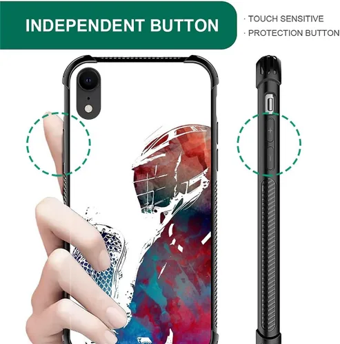 Vista 24 de Compatible con funda para iPhone 6 Plus/6s Plus,Bite Your Teeth Diseño de patrón asombroso, funda trasera dura de PC anti-arañazos y a prueba