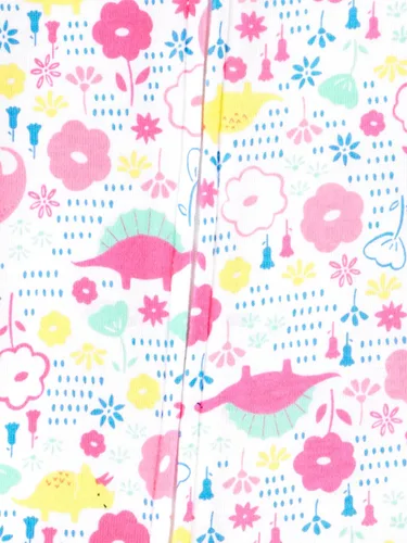 Vista 5 de Simple Joys by Carter's Pijama de algodón sin pies de ajuste cómodo para niños (3 unidades)