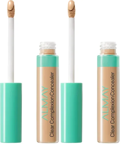 Vista 6 de Almay Clear Complexion Corrector de Tratamiento Puntual para Acné e Imperfecciones Maquillaje con Ácido Salicílico - Ligero, Cobertura Completa, 300