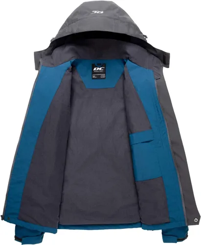 Vista 4 de Diamond Candy-Chamarra impermeable de Softshell con capucha para hombre.