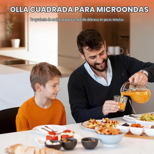 Vista 9 de Sartén Parrilla para Microondas con Tapa - Cocinador de Tocino, Crispador y Hacedor de Queso a la Parrilla, Utensilios de Cocina para Microondas