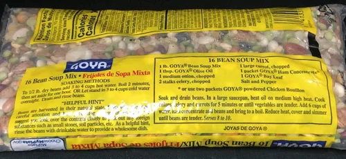 Vista 3 de Goya Mix Sopa Frijol
