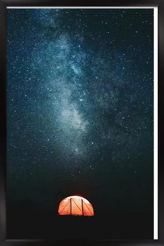Vista 9 de Trends International Póster de pared Under The Stars, 14.725 x 22.375 pulgadas, versión enmarcada de madera de granero