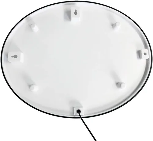 Vista 4 de The Fan-Brand NCAA Alabama Crimson Tide: Letrero de pared ovalado con luz – Decoración de fútbol, baloncesto, béisbol y deportes universitarios