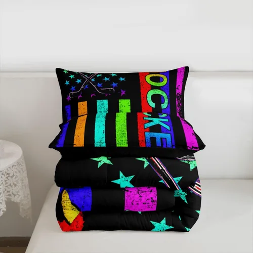 Vista 75 de Juego de ropa de cama de baloncesto para niños y adolescentes, juego de edredón deportivo para niños, tamaño matrimonial, suave, ligero, decoración