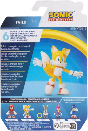 Vista 11 de Sonic The Hedgehog Las mejores figuras de acción de Sonic modernas de 2.5 pulgadas, incluye Sonic, Shadow, Tails y Knuckles