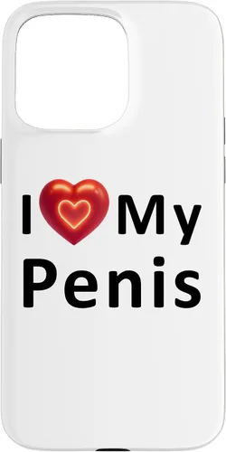 Vista 28 de Funda para iPhone 16 I Love My Penis I Heart My Penis para el día de San Valentín