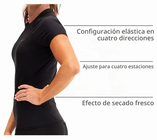 Vista 4 de DEVOPS - Paquete de 3 camisetas de compresión para mujer, de manga corta, con ajuste seco, para correr, atléticas, camisetas de entrenamiento