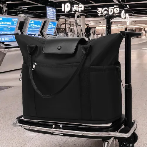 Vista 8 de CAMTOP- Bolso de viaje para mujer, de lona, para equipaje de mano