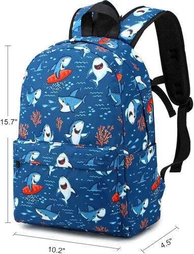 Vista 2 de CAMTOP Mochila preescolar para niños, mochila de jardín de infantes, mochila escolar, M