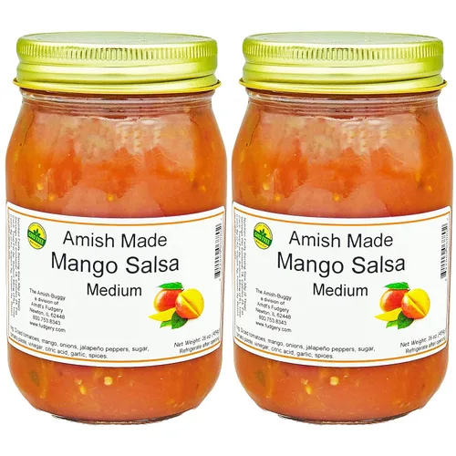 Vista 18 de Arndts Fudgery Amish Made Salsa Tarros de 2-16 onzas (manzana mediana)