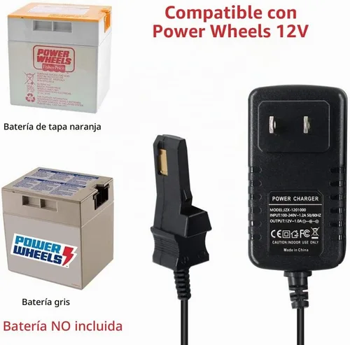 Vista 2 de Reemplazo del cargador de batería de 12V para ruedas eléctricas