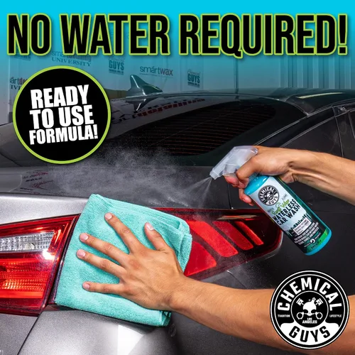 Vista 9 de Chemical Guys Swift Wipe - Aerosol rociable para lavado de autos sin agua, pulveriza y limpia para limpiar y dar brillo de forma segura a