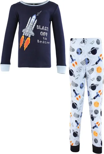 Vista 22 de Hudson Baby Conjunto de pijama de algodón unisex para bebé Oso